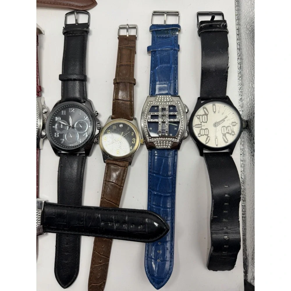 Unbranded Mens Watches Lot Of 17 For‎ Parts Or Repair